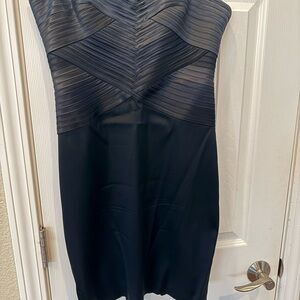 BCBGMaxAzria Midnight Strapless Dress